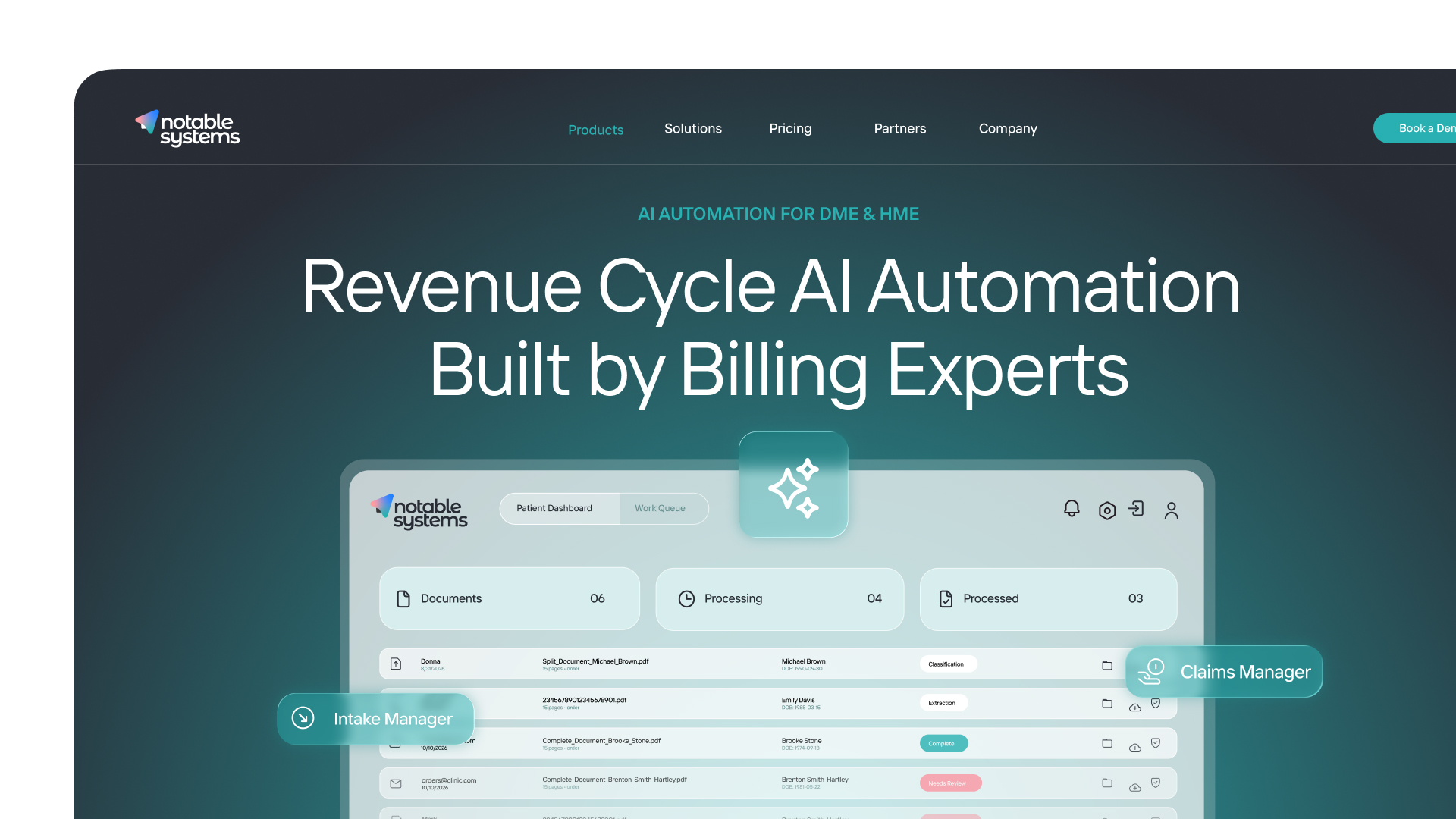 Halobrand - Notable Systems Healthcare AI Branding, Webflow Development
