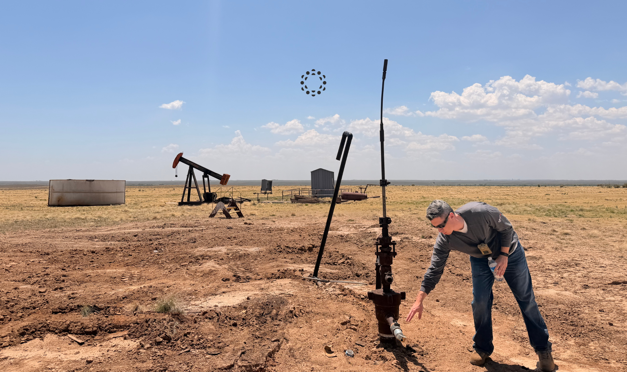 Somewhere over the wellhead