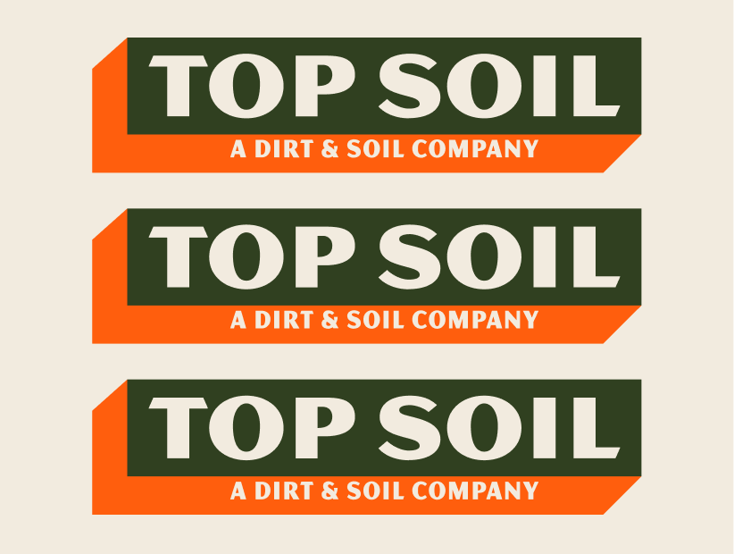 Top Soil brand identity case study — visual identity and brand application by Blue Cyclops