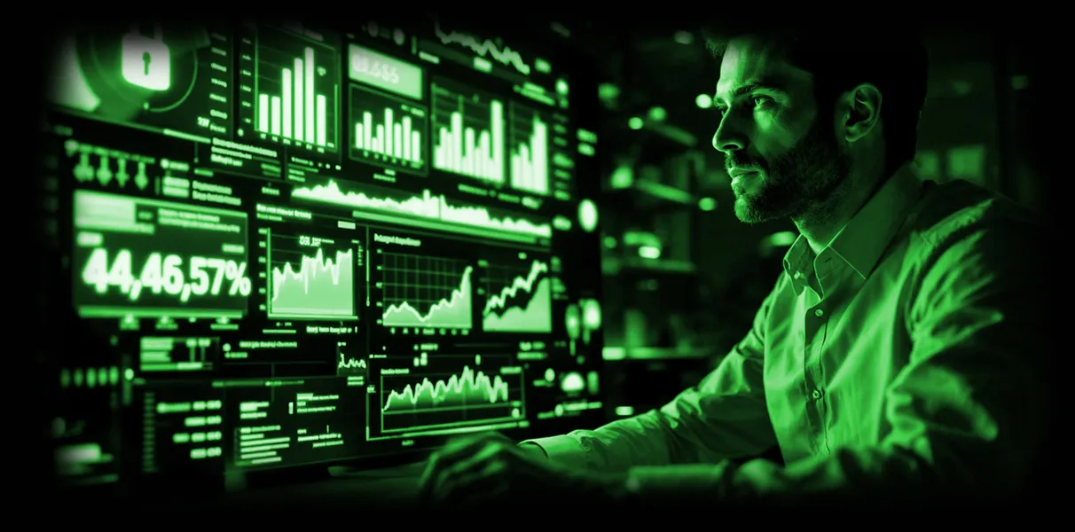 imagem de laptop entreaberto