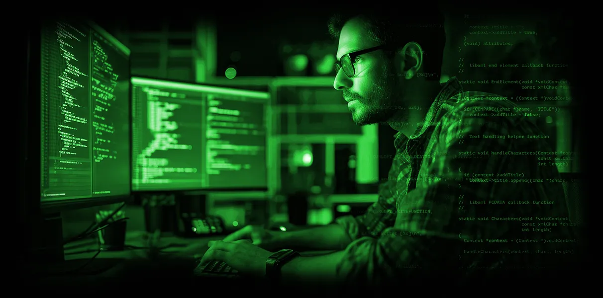 imagem de laptop entreaberto