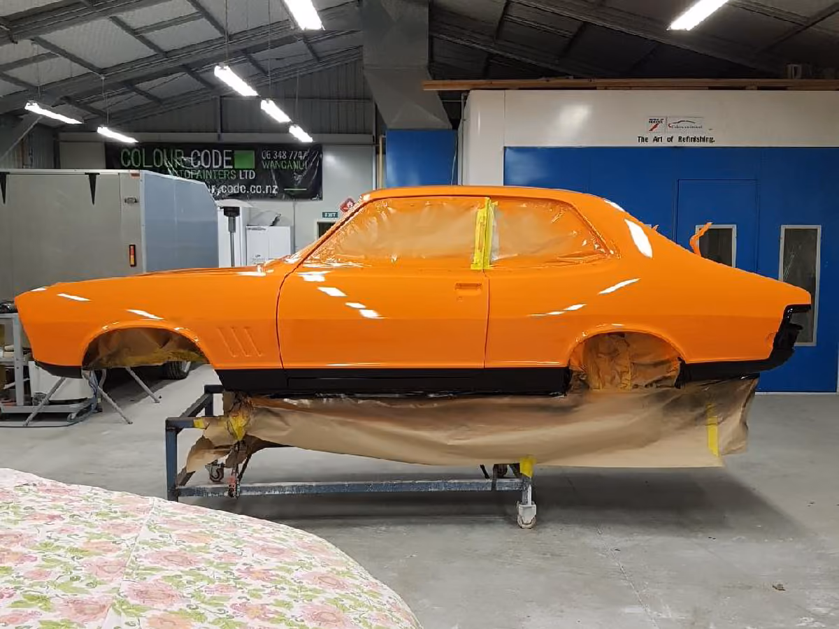 Orange & Black Torana