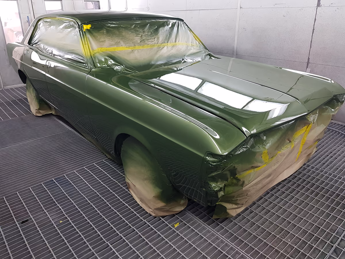 Green Ford Falcon XY