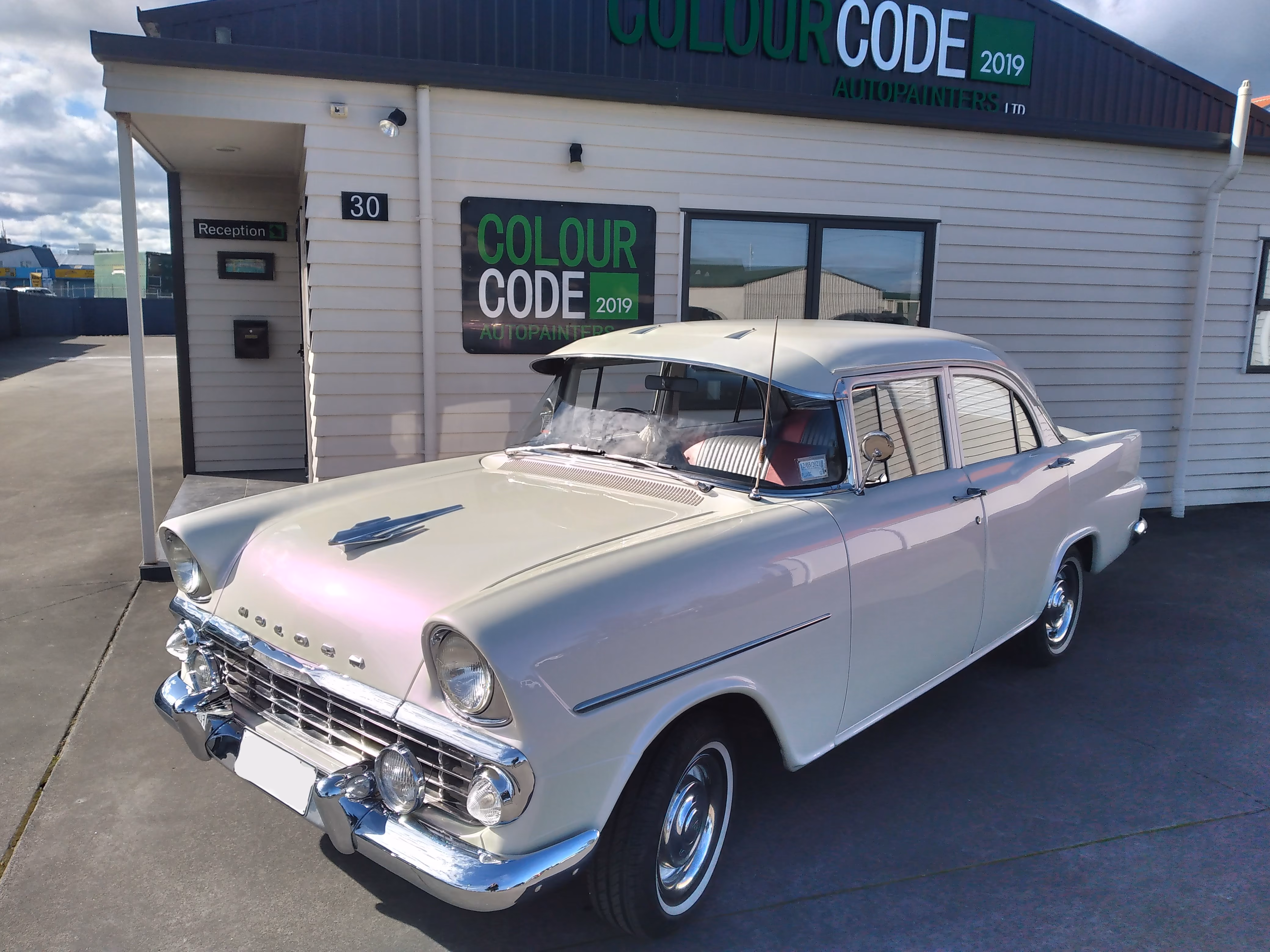 Custom repainted EK Holden Colourcode 