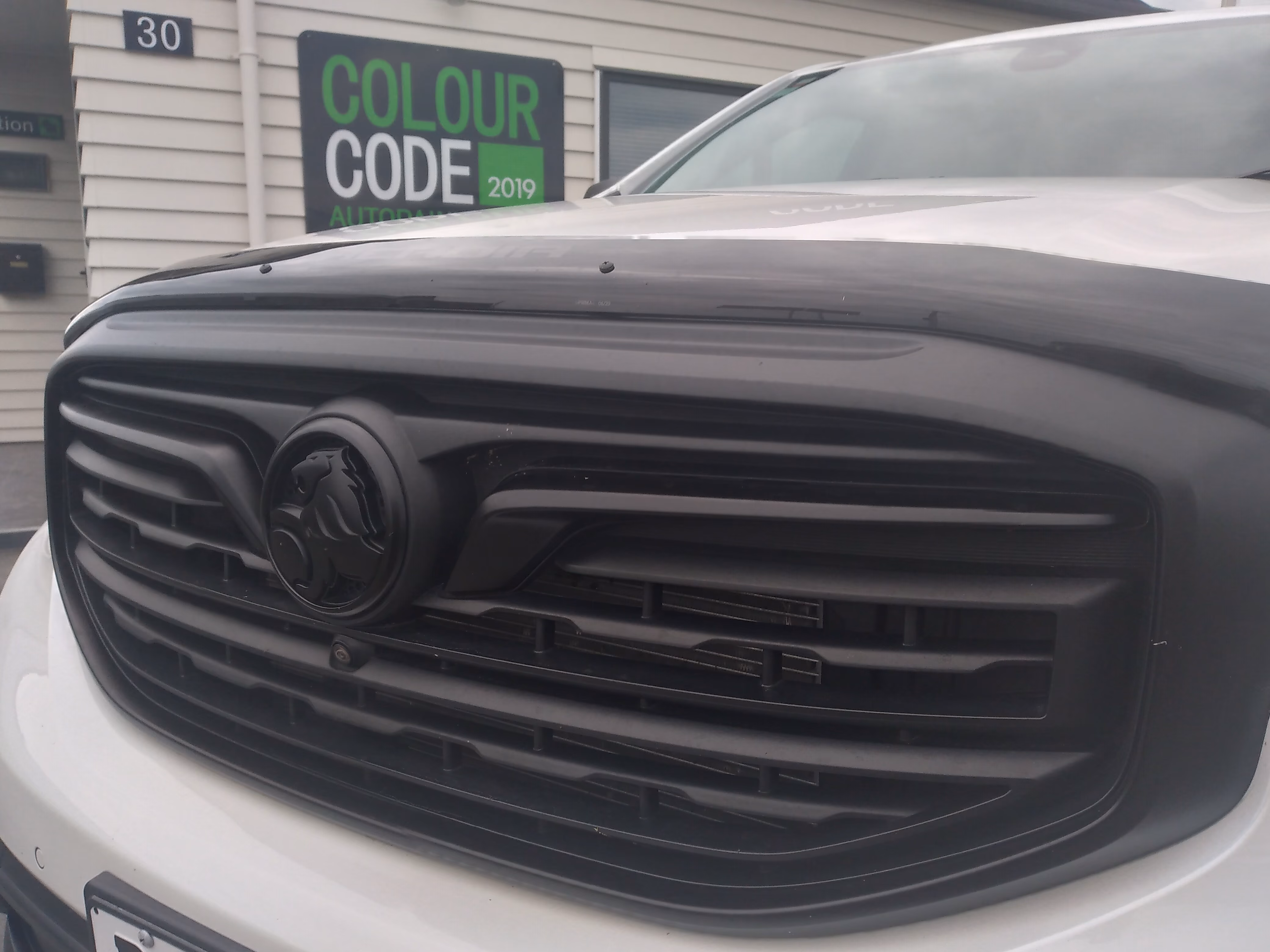 We can paint out any chrome in a matt black colour