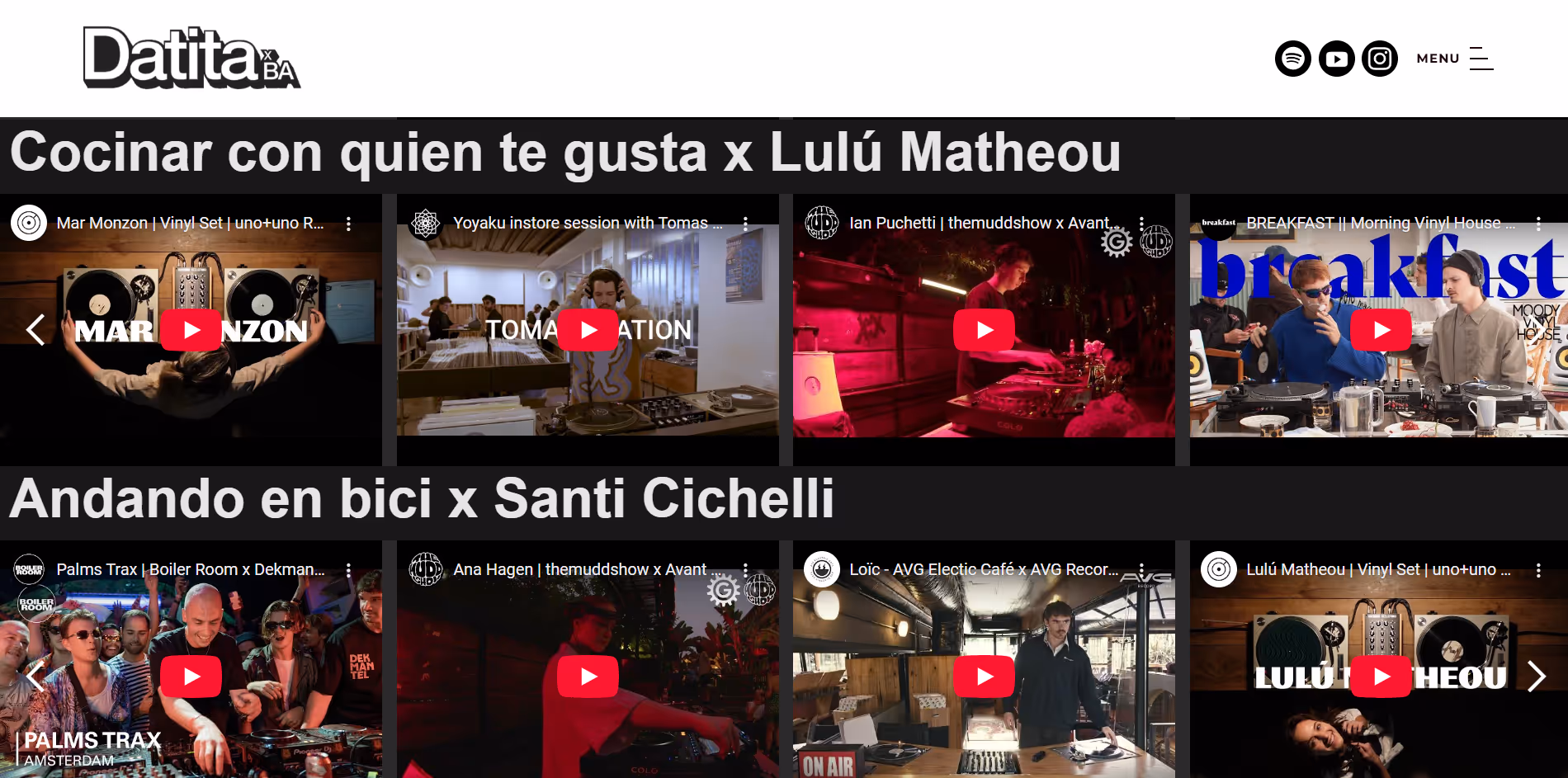 Sets de musica de datitaba