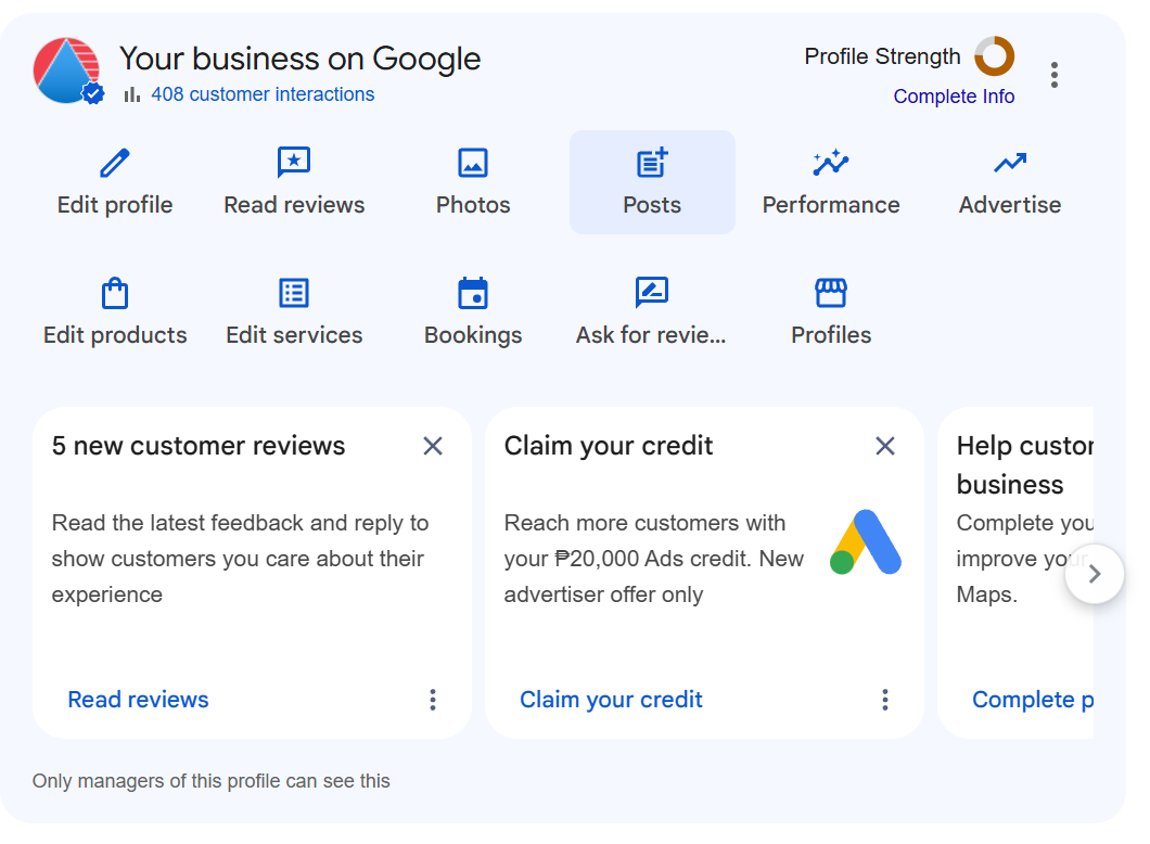 google-business-management-data
