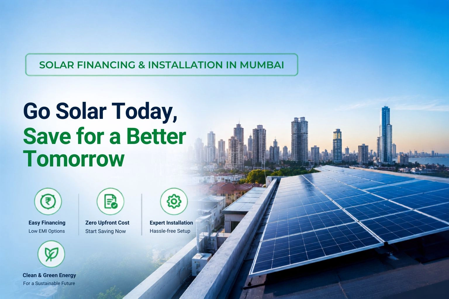 Rooftop Solar Plant enabled by Aerem  solar loan and AeROC monitoring