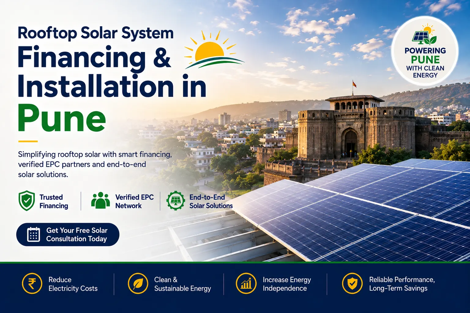 Rooftop Solar Plant enabled by Aerem  solar loan and AeROC monitoring