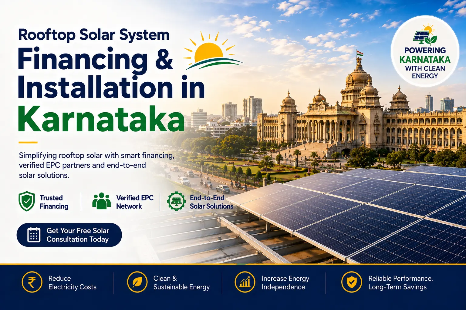 Rooftop Solar Plant enabled by Aerem solar loan and AeROC monitoring