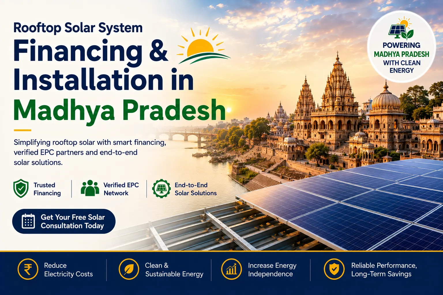 Rooftop Solar Plant enabled by Aerem  solar loan and AeROC monitoring