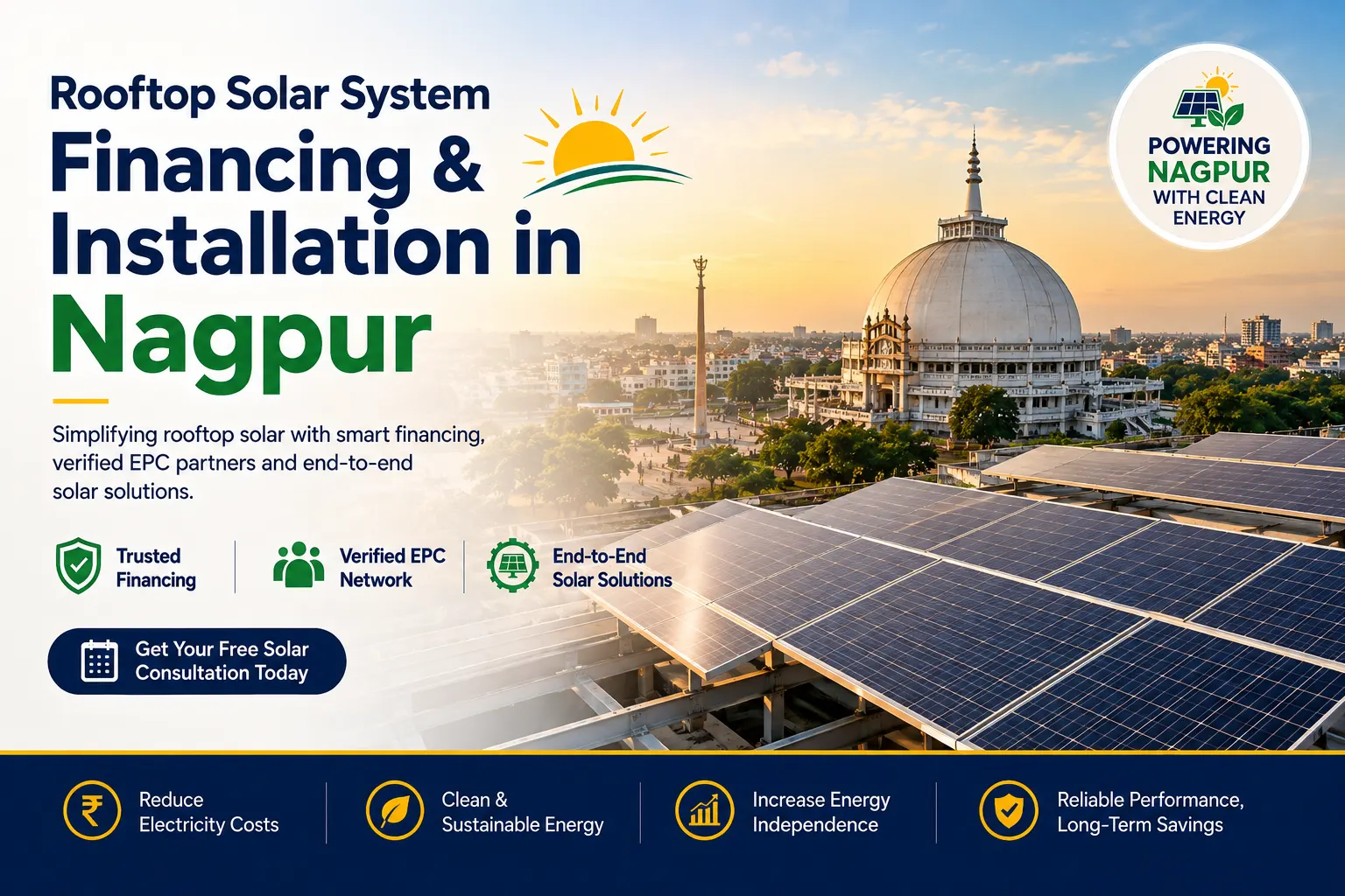 Rooftop Solar Plant enabled by Aerem  solar loan and AeROC monitoring