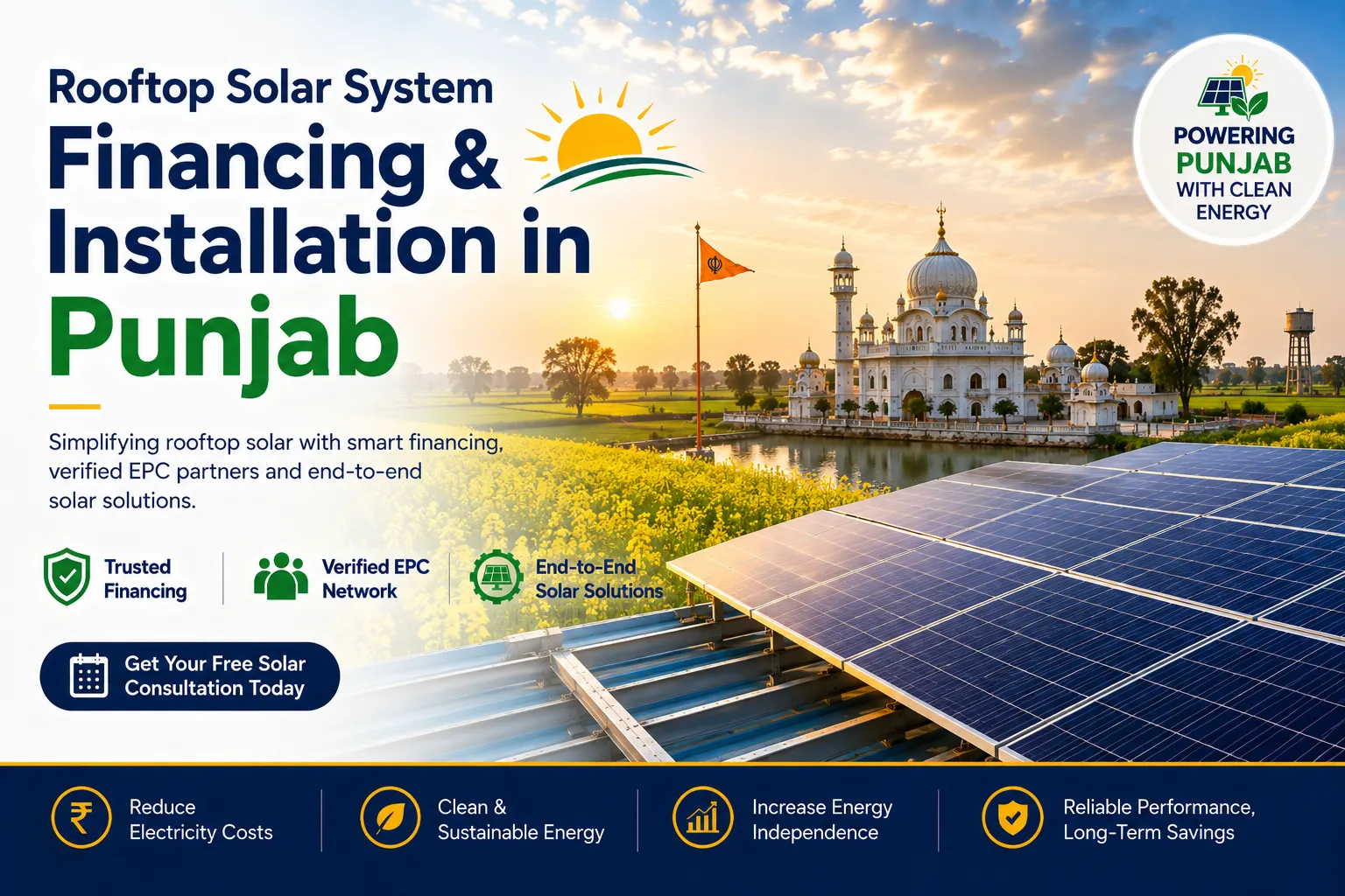 Rooftop Solar Plant enabled by Aerem solar loan and AeROC monitoring
