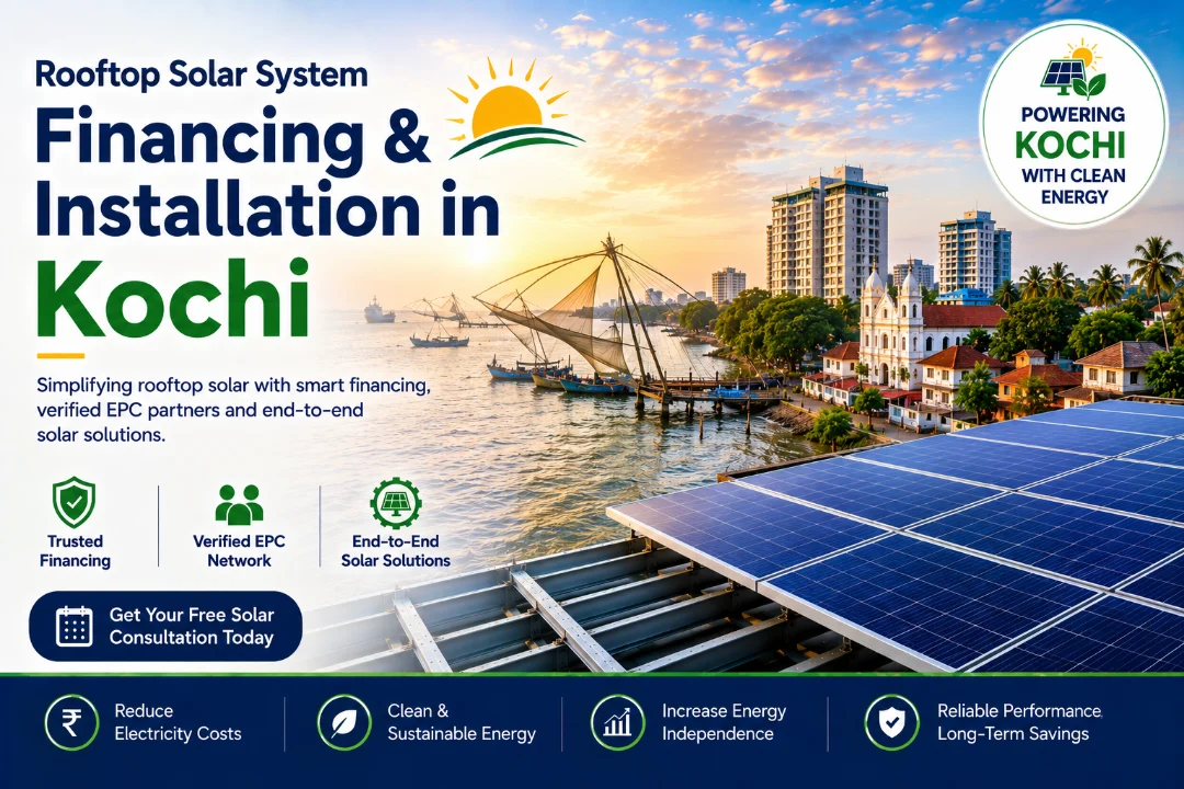 Rooftop Solar Plant enabled by Aerem  solar loan and AeROC monitoring