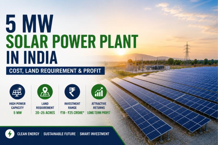 5mw solar power plant