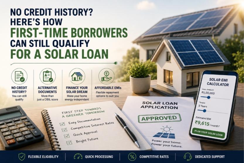 no credit history for solar loan for borrowers