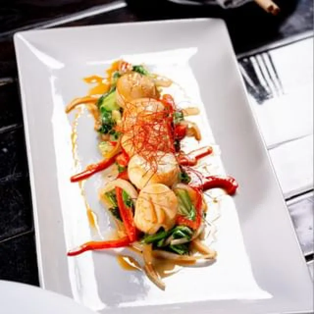 Asian coastal-inspired restaurant at Glass Box SD