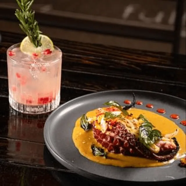 Asian coastal-inspired restaurant at Glass Box SD