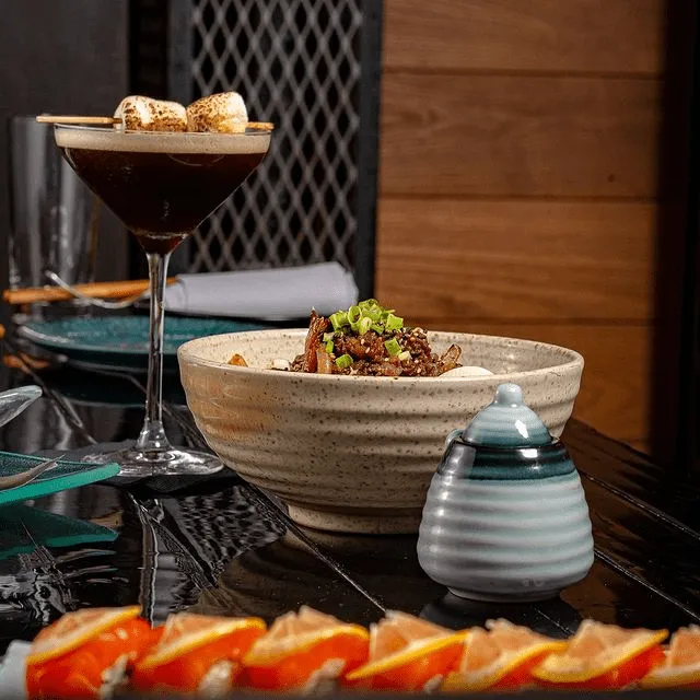 Asian coastal-inspired restaurant at Glass Box SD