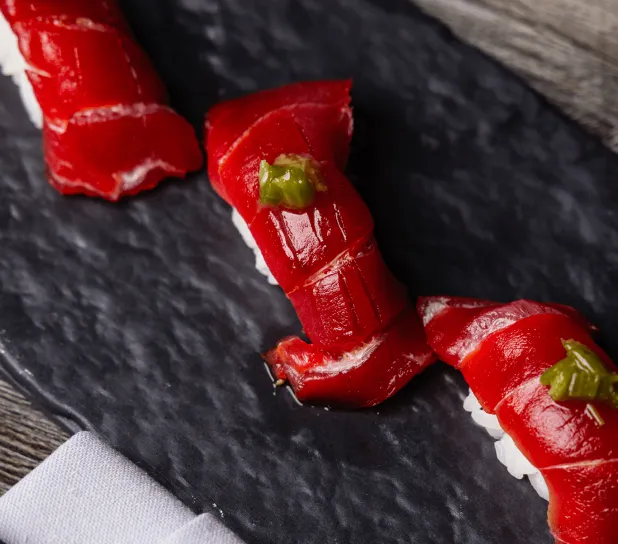 Glass Box sushi menu