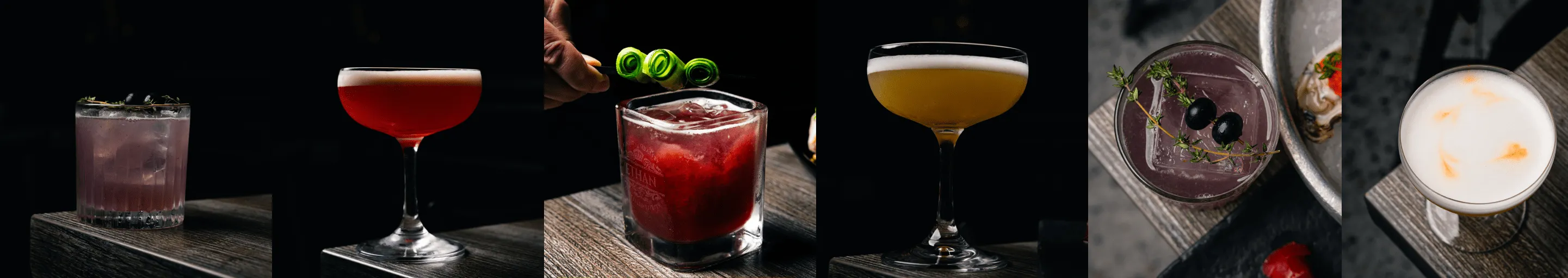 Signature cocktails at Glassbox San Diego