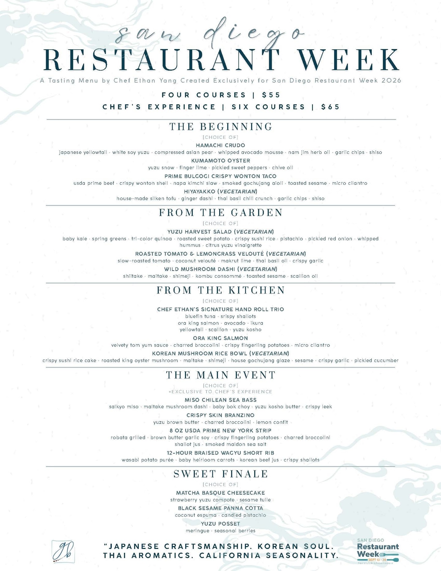San Diego Restaurant Week 2026