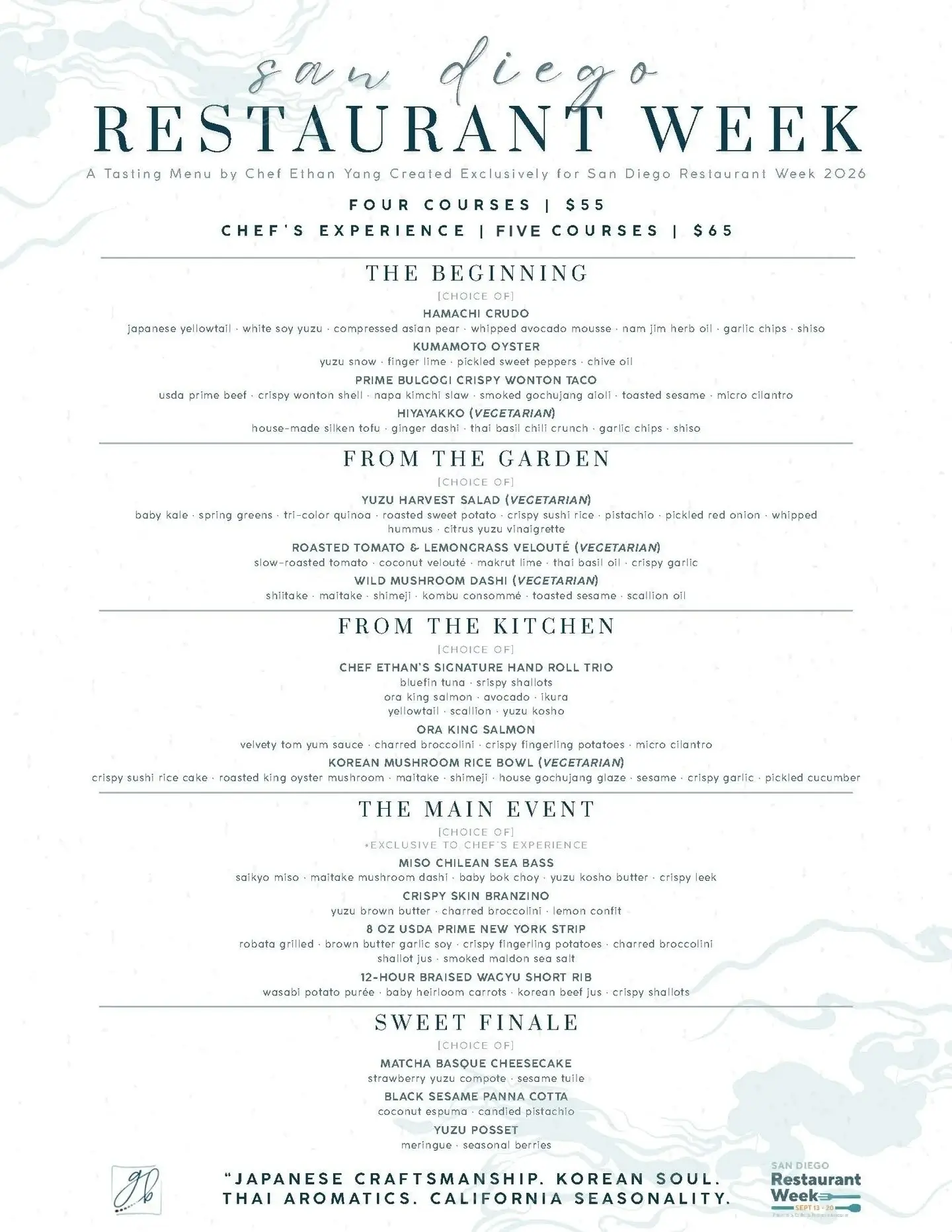 San Diego Restaurant Week 2026