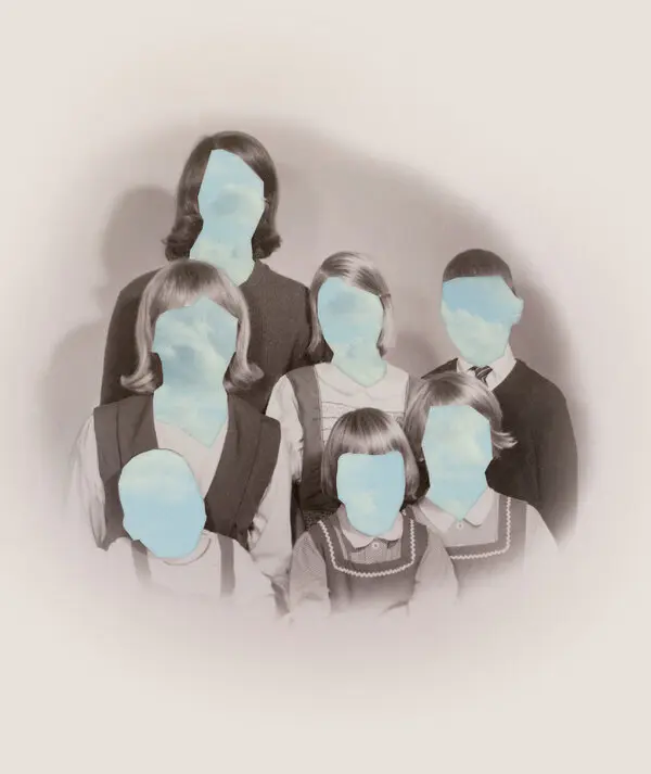 Illustration of a family for The Vanishing Family