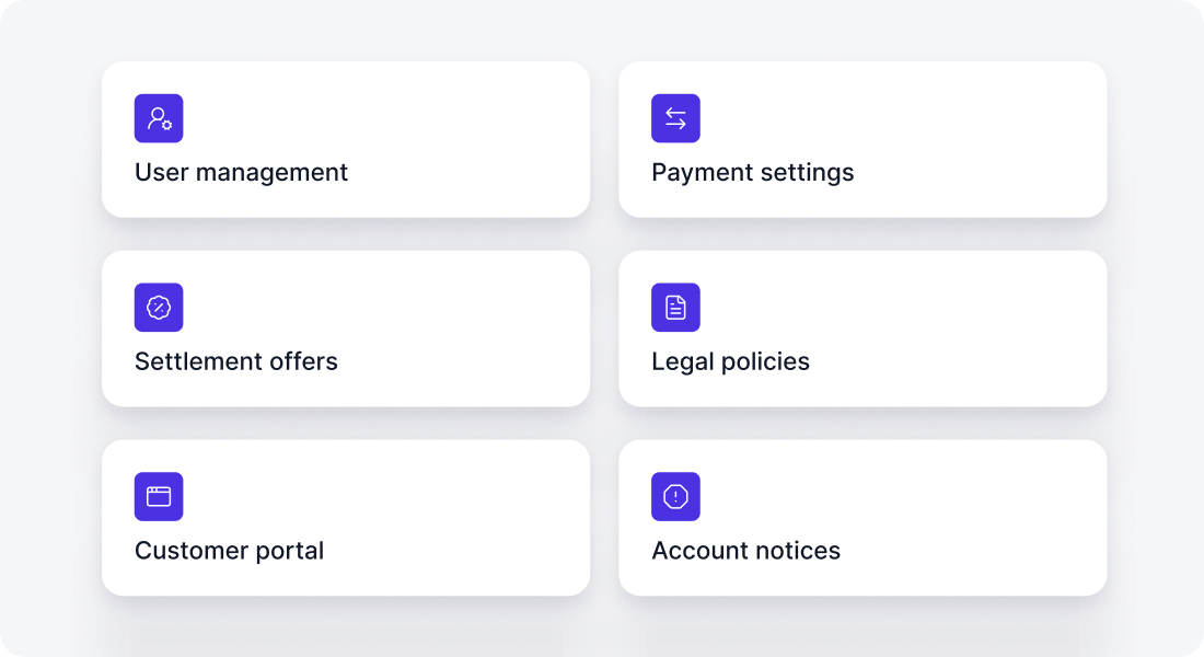 Powerful Features for Collections Agency Administrators
