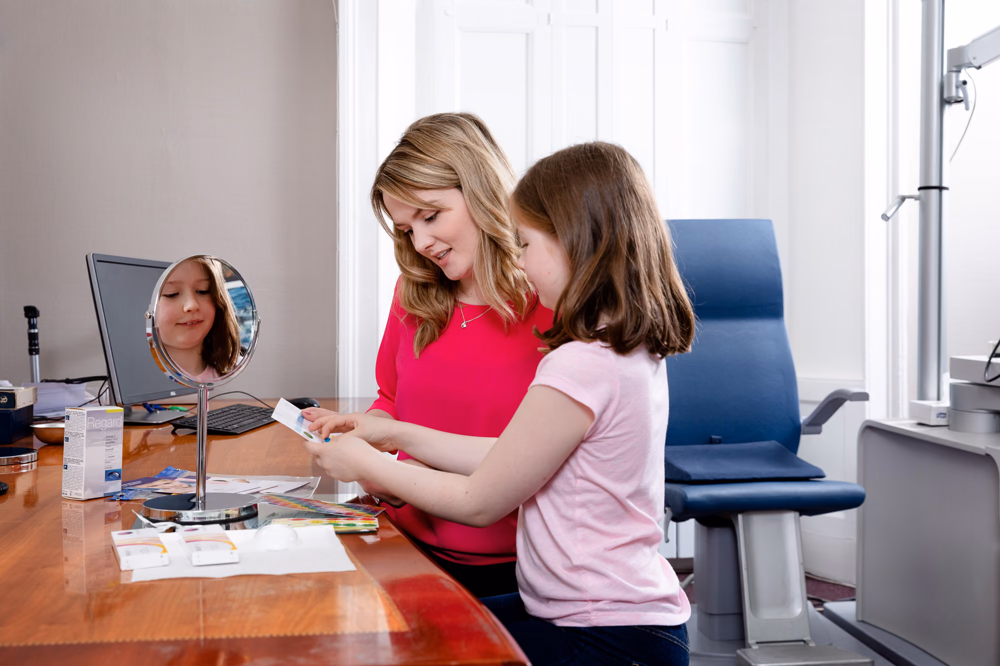 Young Child At Local Opticians