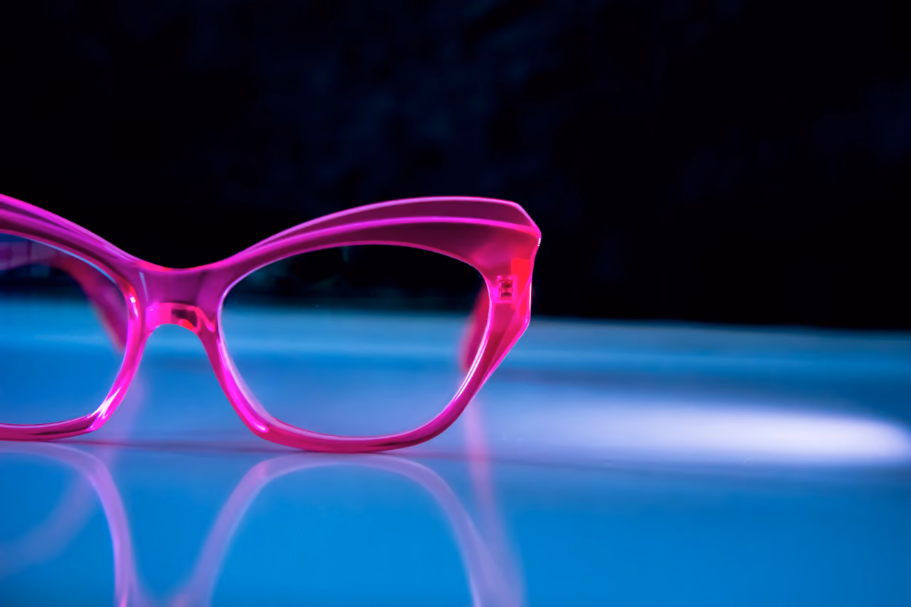 Designer Pink Glasses