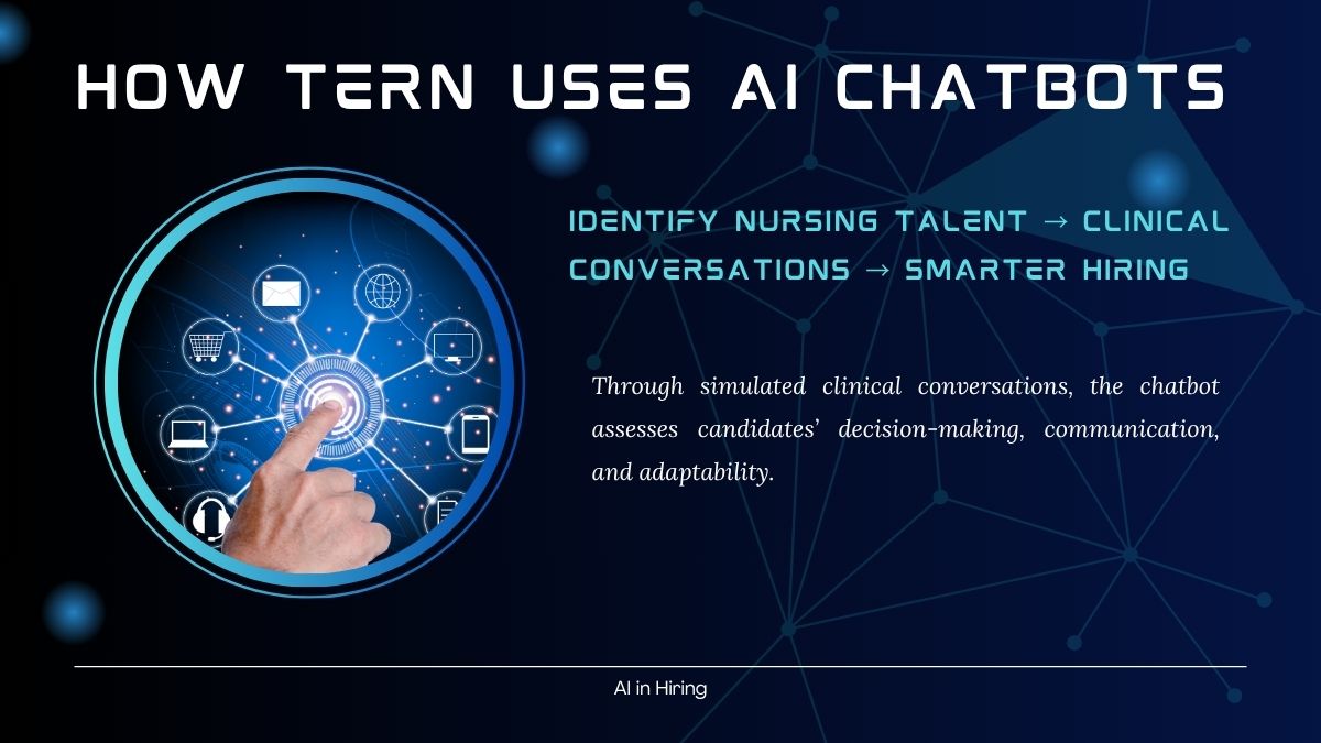 AI chatbot by Tern automating the nurse hiring process for faster healthcare recruitment