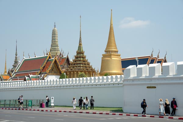 Großer Palast und Wat Phra Kaeo in Bangkok