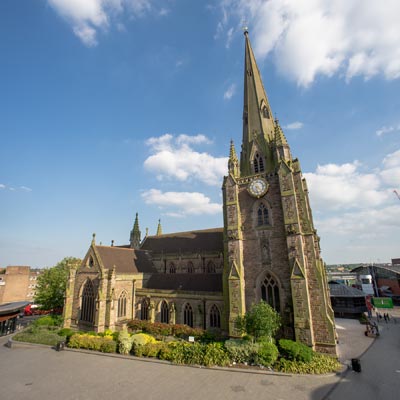 St Martin in the Bull Ring church in Birmingham