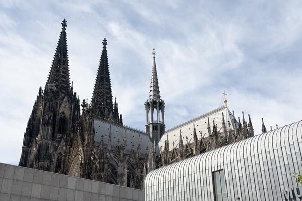 Gothic roof turret on Cologne Cathedral