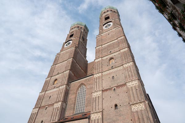 Türme der Frauenkirche in München, Deutschland
