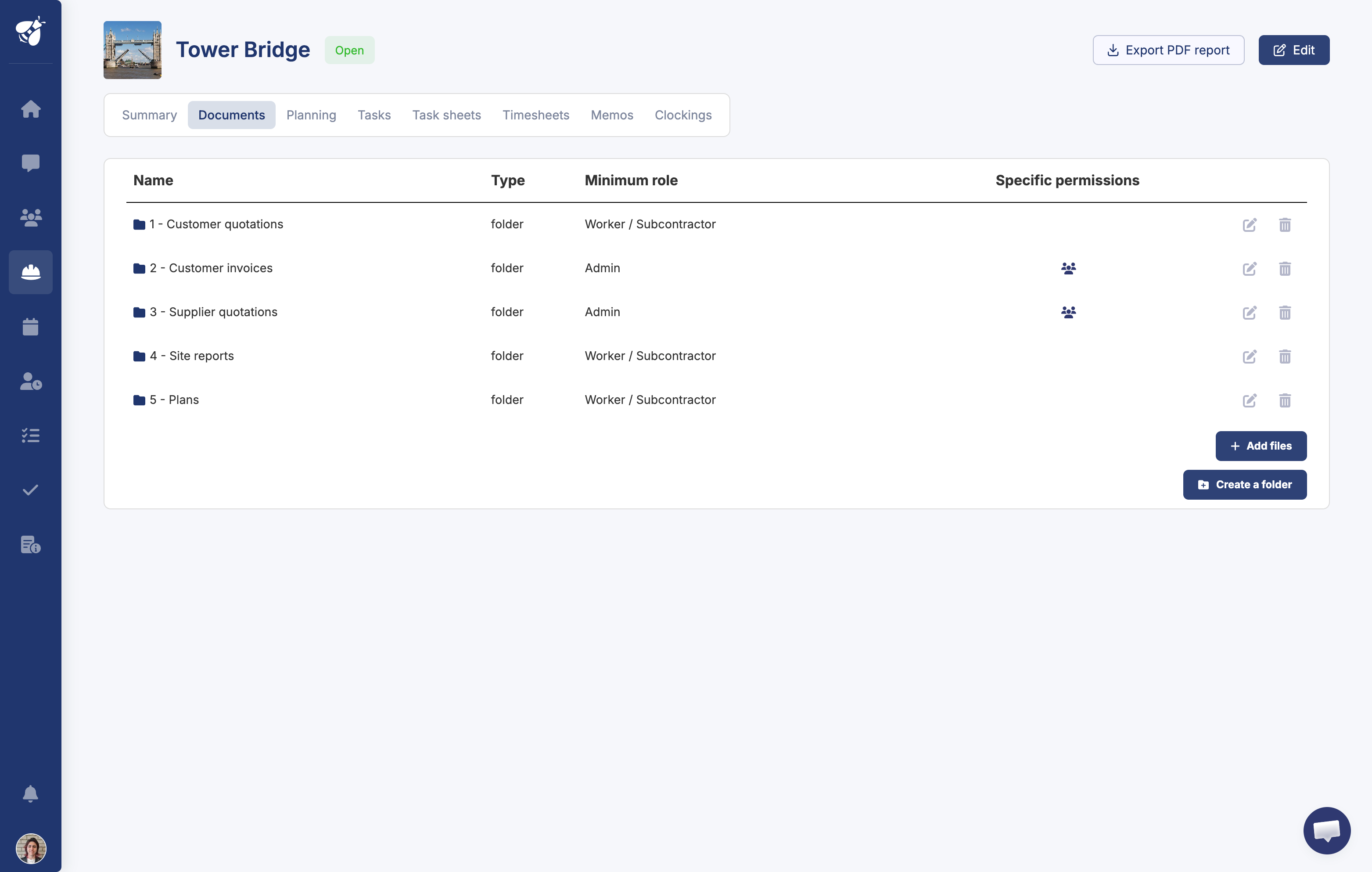 site management on alobees