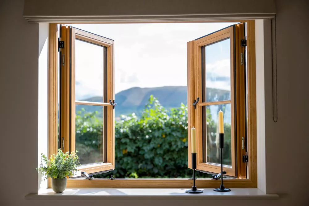 Bespoke french casement windows. 