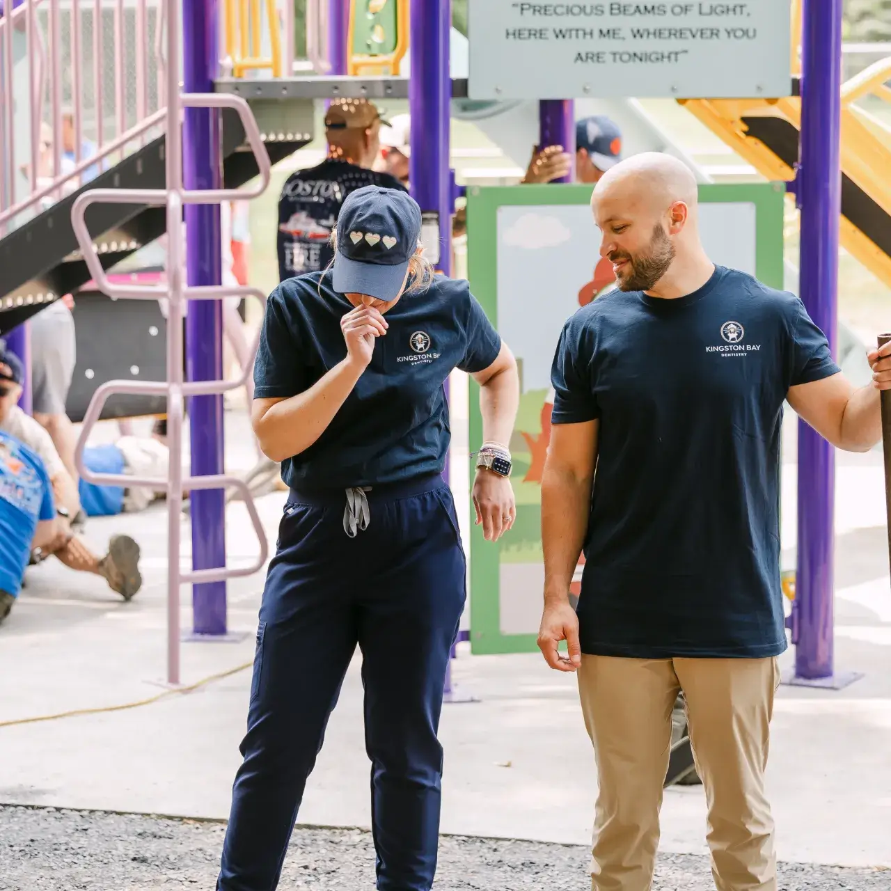 Events of Kingston Bay Dentistry, volunteering, building, and celebrating with the neighbors.