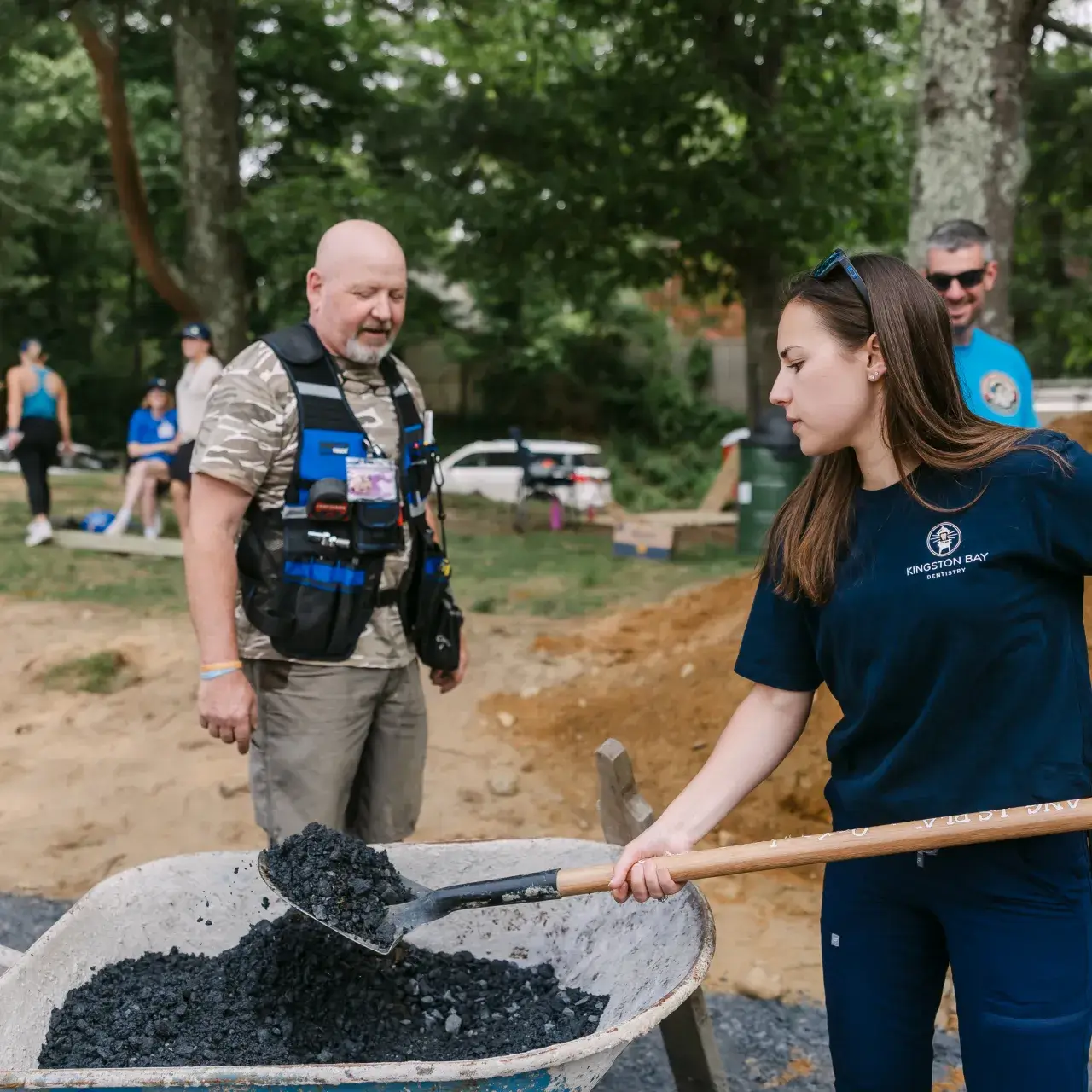 Events of Kingston Bay Dentistry, volunteering, building, and celebrating with the neighbors.
