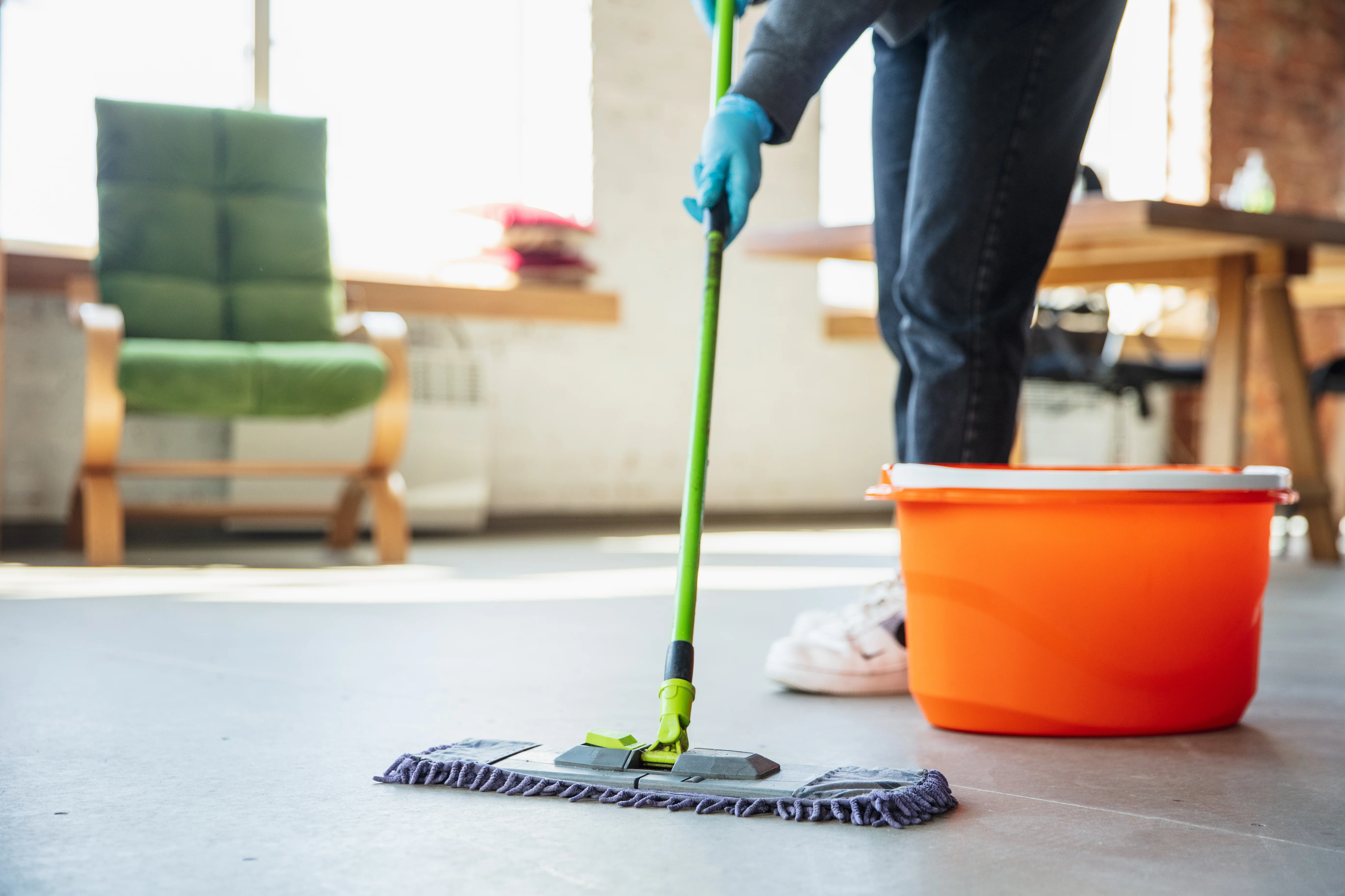 Professional house cleaning services in Orchard Park NY living room