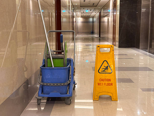 Residential hardwood floor cleaning by City of Good Maids in Clarence, NY.