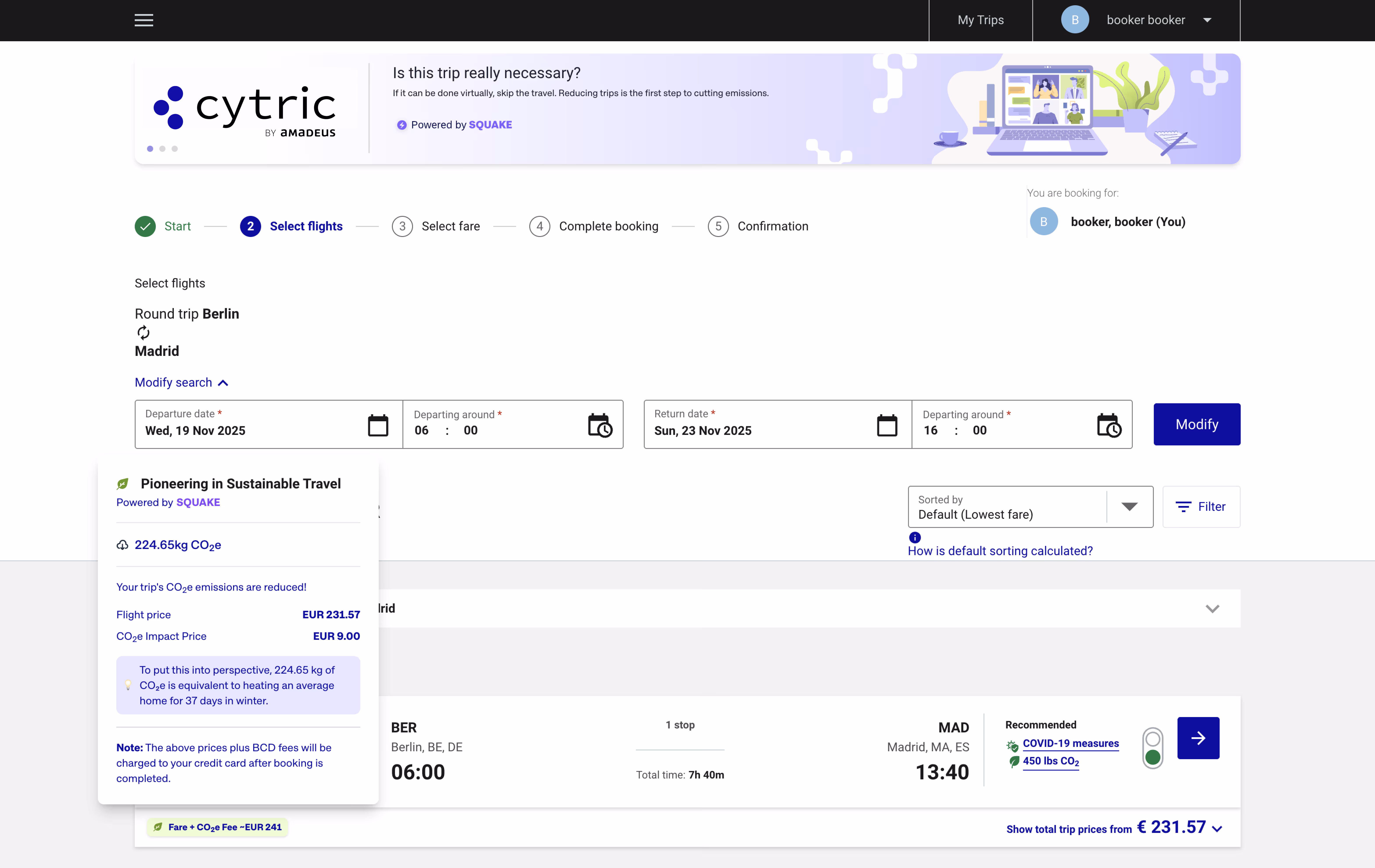 SQUAKE and Amadeus Cytric partner