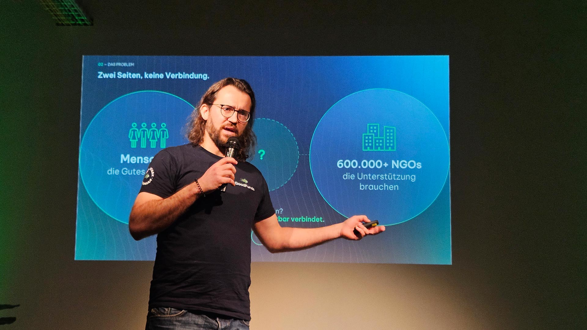 GoodFunds auf der Pitch-Party im Impact Hub Dresden