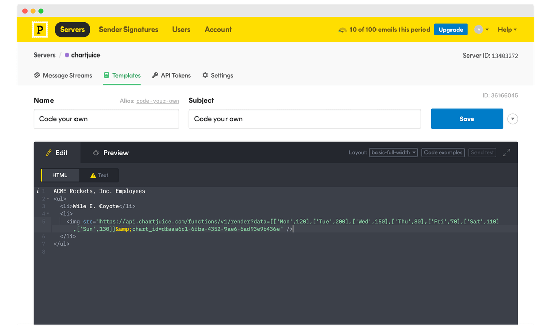 Home - ChartJuice - Chart-to-image API