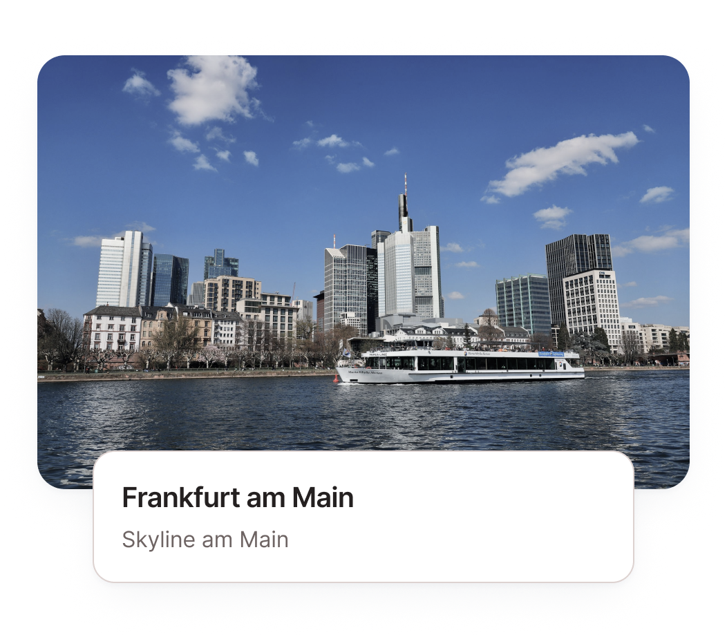 Frankfurt am Main. Skyline am Main