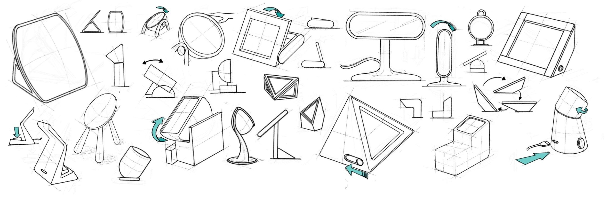 New product design rough sketch examples by Spitfire Industry