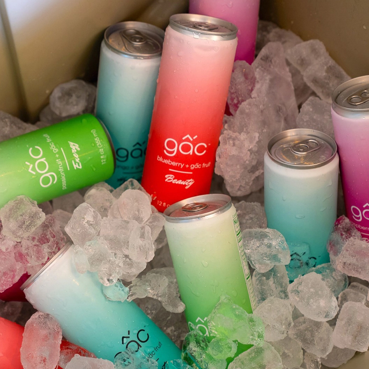 GAC Life full flavor lineup shown together, displaying the complete packaging system designed by Spitfire Industry