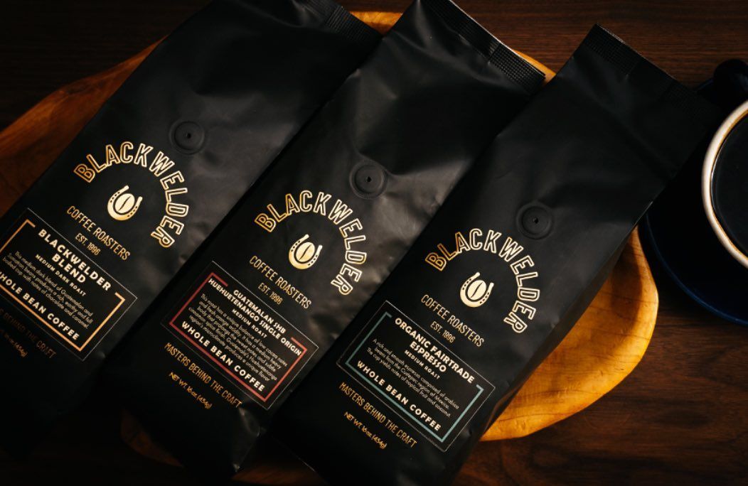 Blackwelder Coffee Roasters packaging and branding refresh by Spitfire Industry