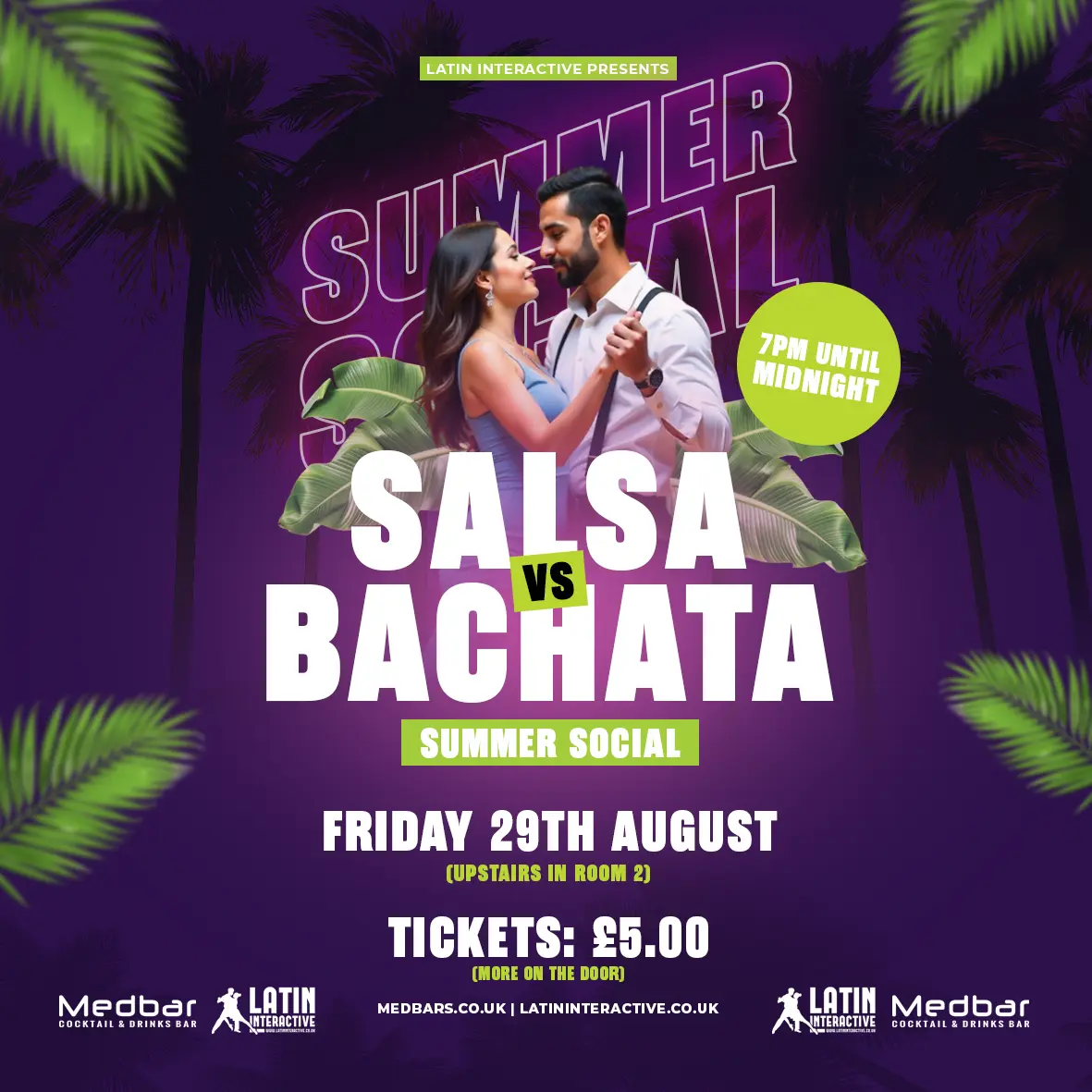 Salsa Vs Bachata: Summer Social